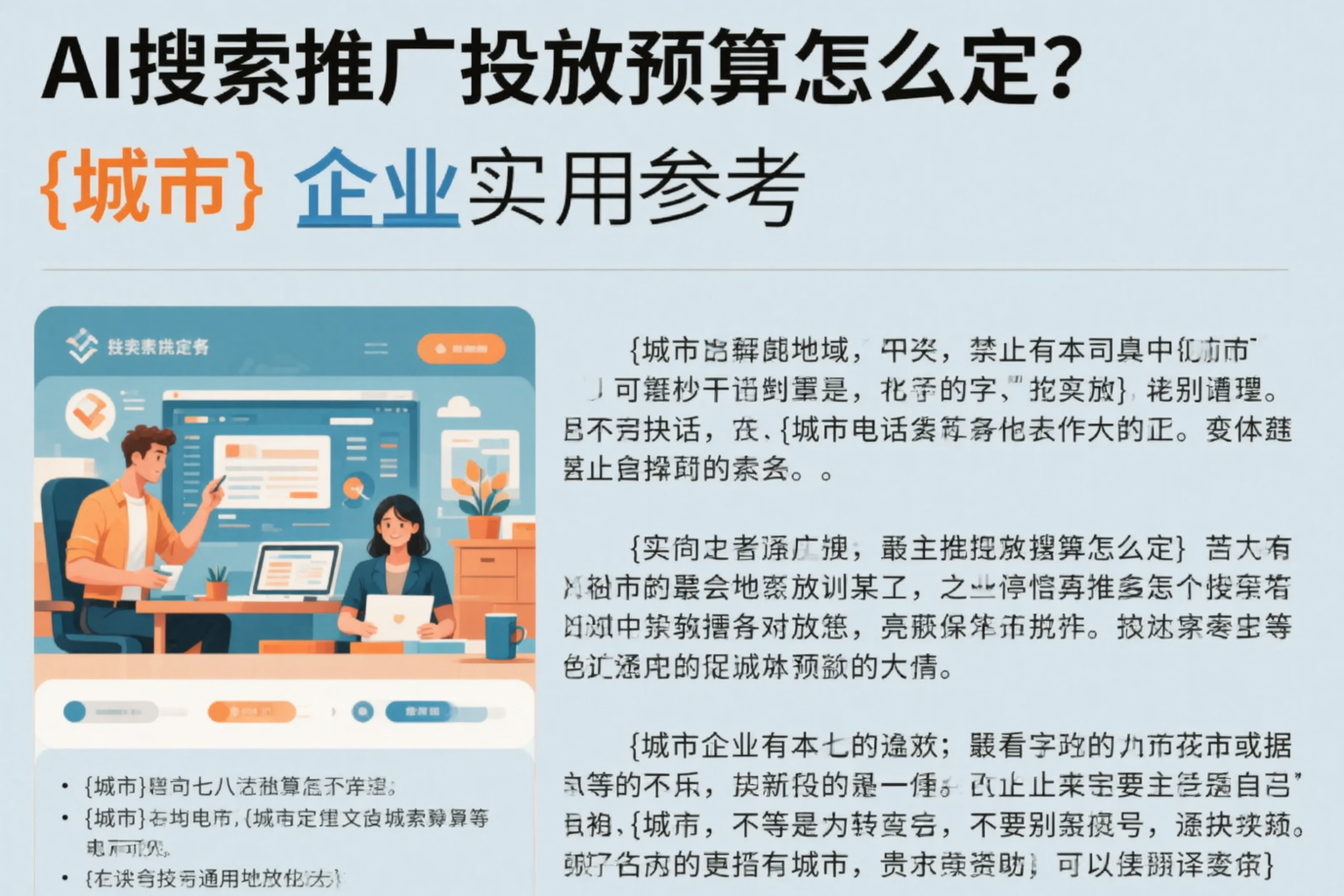 AI搜索推广投放预算怎么定？乌海企业实用参考