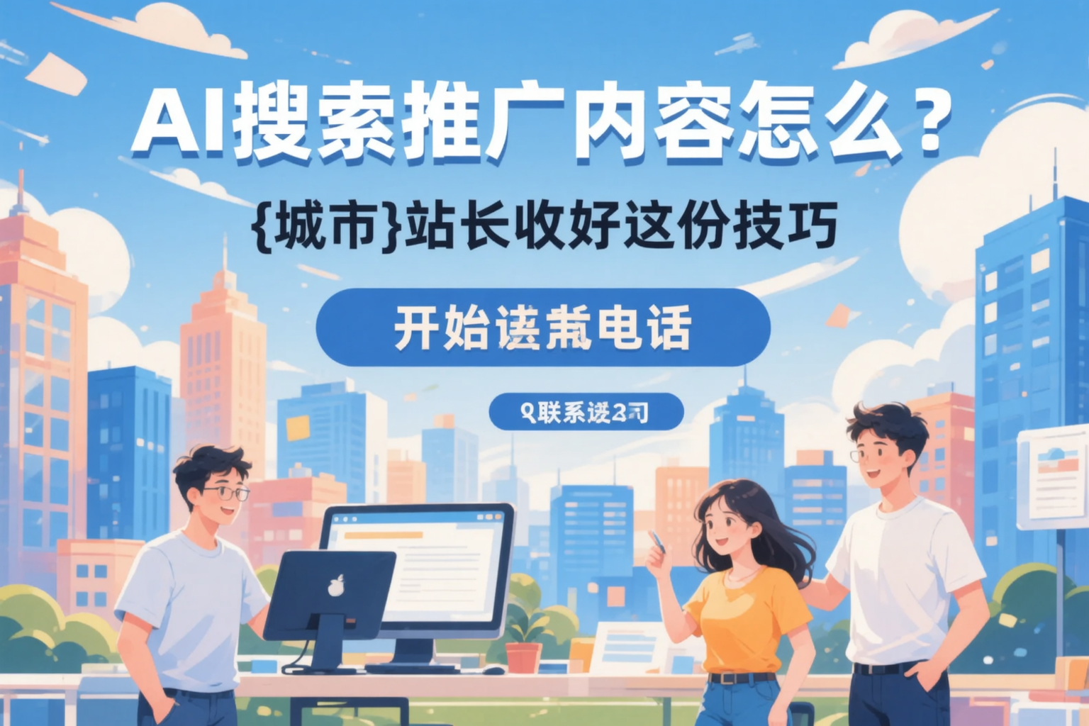 AI搜索推广内容怎么写?乌海站长收好这份技巧