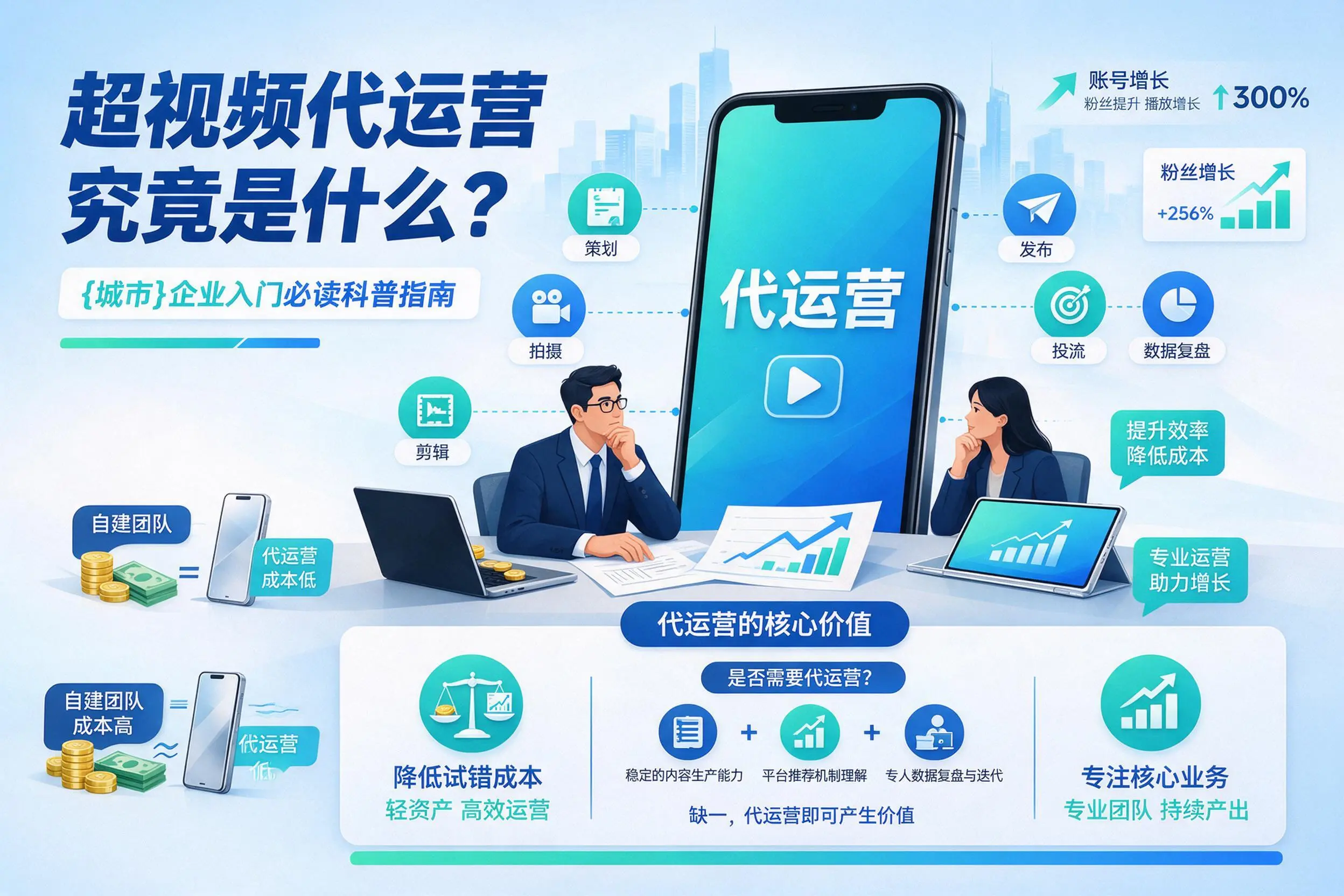 短视频代运营究竟是什么?乌海企业入门必读科普指南