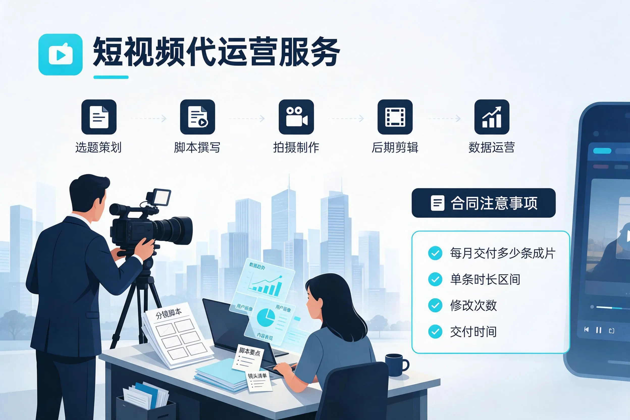 短视频代运营包含哪些服务？乌海企业常见问题科普