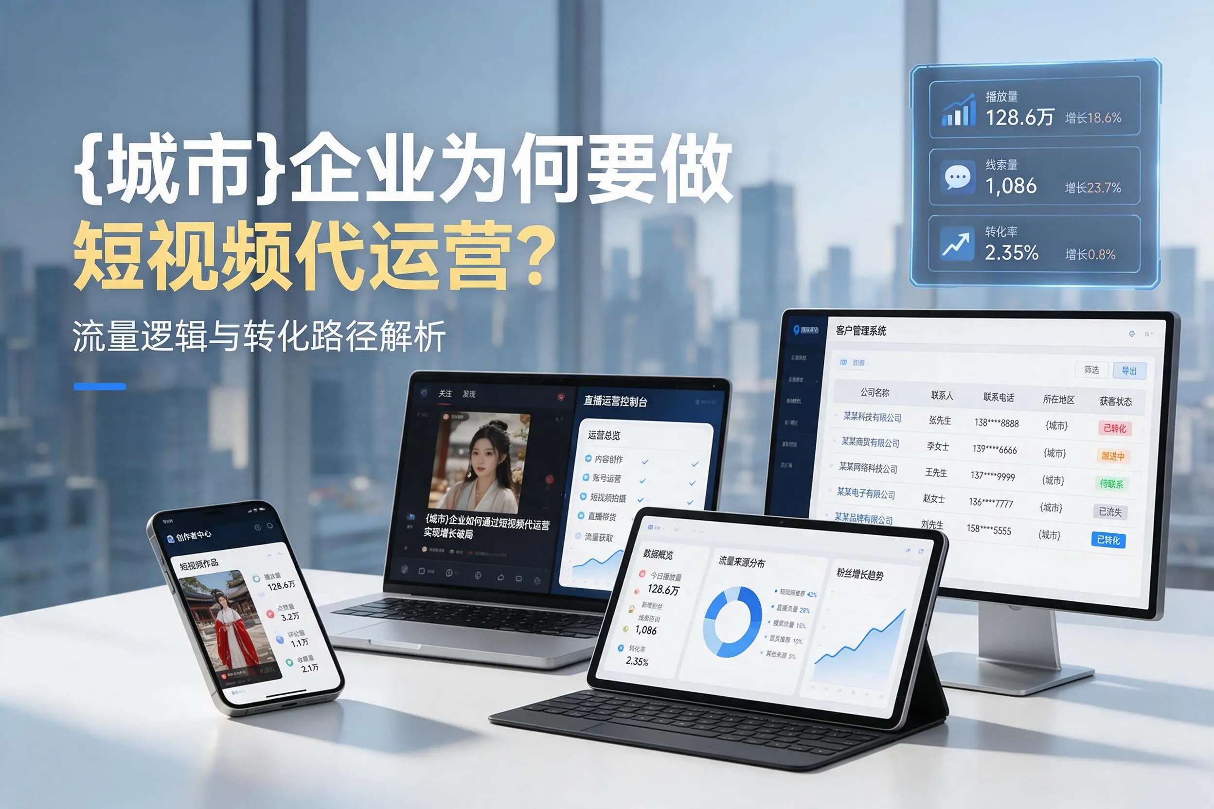 乌海企业为何要做短视频代运营？流量逻辑与转化路径解析