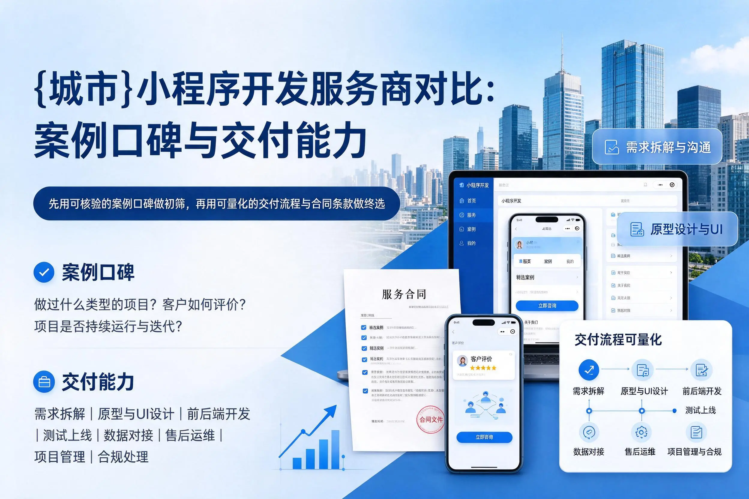 乌海小程序开发服务商对比：案例口碑与交付能力