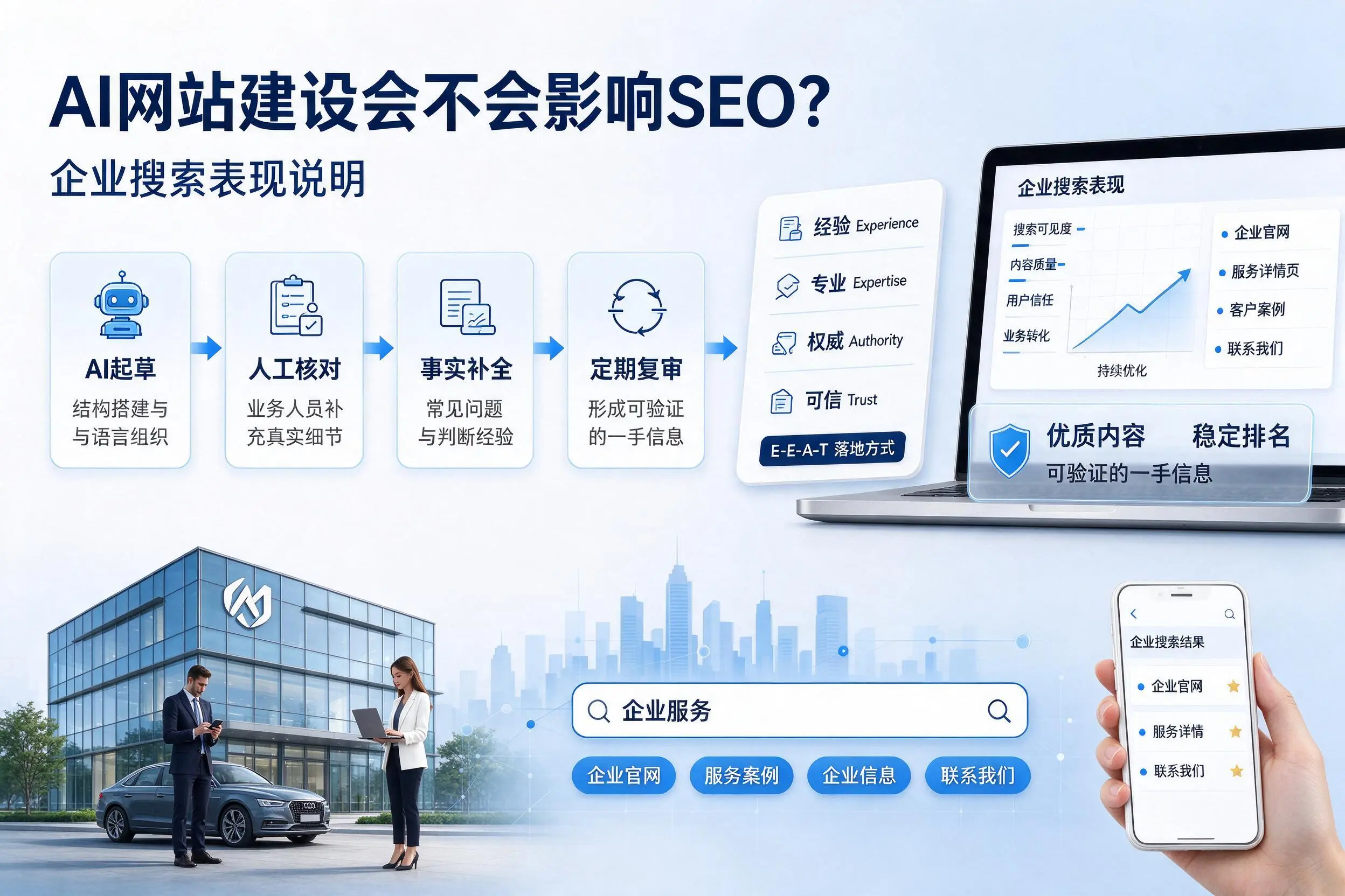 AI网站建设会不会影响SEO？乌海企业搜索表现说明